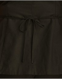 Atmos&Here Curvy - Nora Longline Linen Blend Vest
