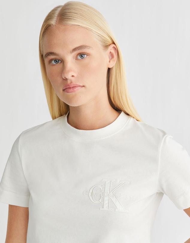 Calvin Klein Jeans - Tonal Embroidered Logo T-Shirt
