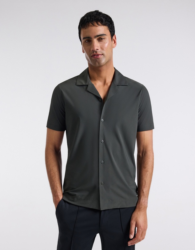 Calibre - Performance Cuban Collar Shirt Khaki