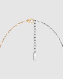 Diesel - D Logo Silver Necklace