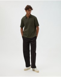 AERE - Relaxed Zip Polo