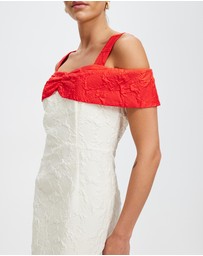 Pink Ruby - Stylish Moves Off Shoulder Dress