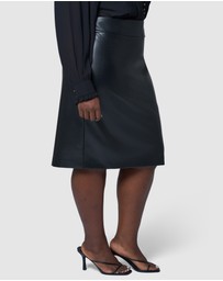 Something 4 Olivia - Aurelia Pu Midi Skirt