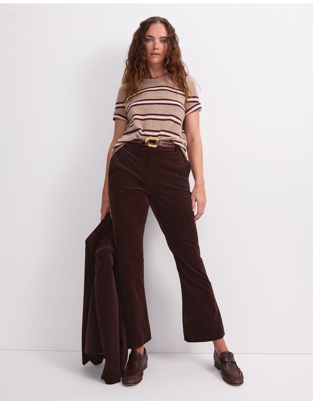 Sportscraft - Thea Kick Flare Velvet Pant