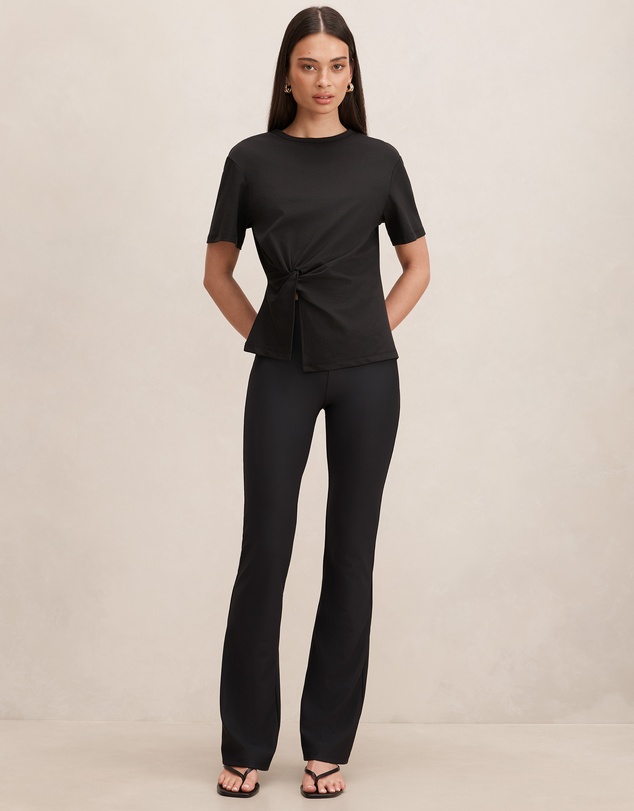 Forever New - Reagan Ribbed Flared Pants