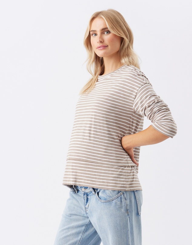 Ripe Maternity - Claudette L/S Nursing Top