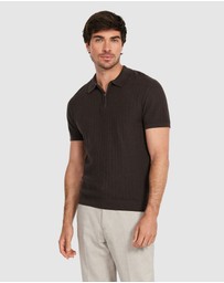 Tarocash - Darius Zip Knit Polo