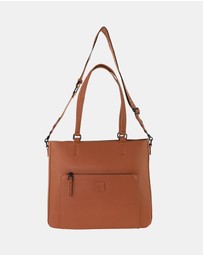 GAP - GAP Ladies Vegan Leather Modern Crossbody Tote Bag