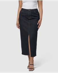Sunday In The City - Hype Denim Maxi Skirt