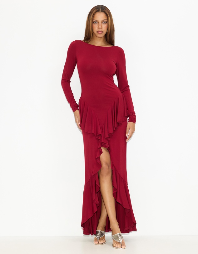 Dazie - Lulu Frill Maxi Dress