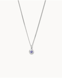 Kirstin Ash - Birthstone Necklace December Tanzanite