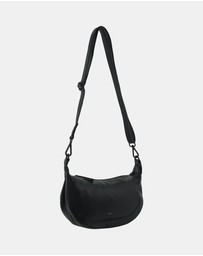 Pierre Cardin - Pierre Cardin Ladies Leather Crescent Crossbody Bag