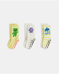 Mini Rodini - 3 -Pack The Milky Way Anti-Slip Socks - Kids