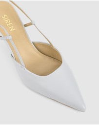 Siren - Yoyo Slingback Kitten Heels