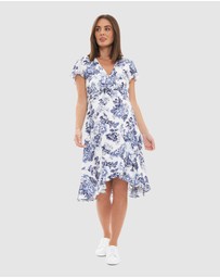 Ripe Maternity - Georgia Tie Front Dress