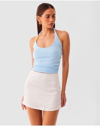 SNDYS - LEXIE TWIST HALTER TANK - ICONIC EXCLUSIVE