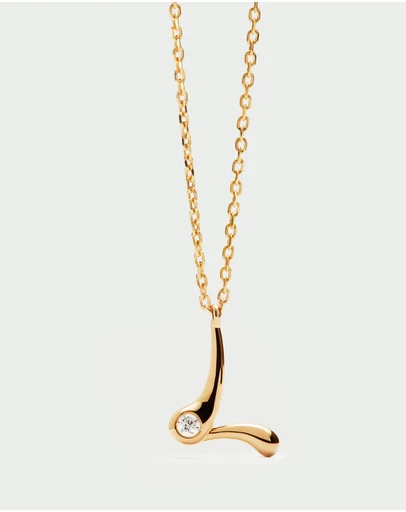 PDPAOLA - Initial 2026 L Pendant Necklace