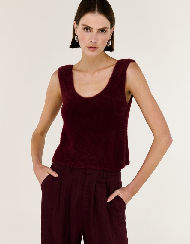 Staple the Label - Rennie Fluffy Knit Tank