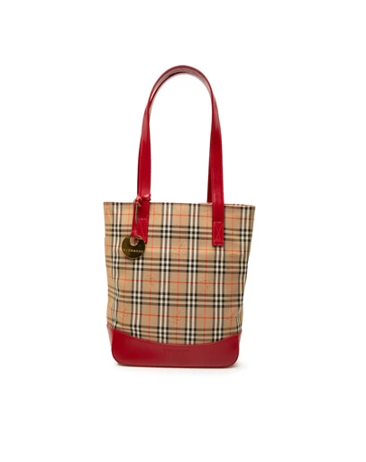 Pre-Loved by Azura Reborn - Pre-Loved Haymarket Check Canvas Tote