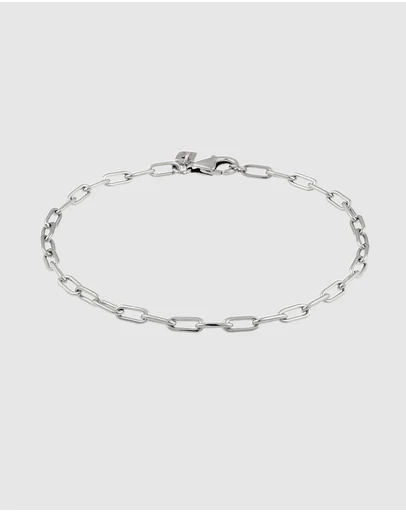 Kuzzoi - ICONIC EXCLUSIVE - Classic Long Link Chain Bracelet in 925 Sterling Silver