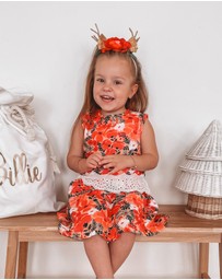 WITH LOVE FOR KIDS - Cotton Muslin Lace Top - Babies - Kids