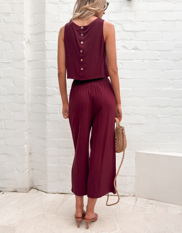 Esther & Co - Lighthouse Pants - Bordeaux