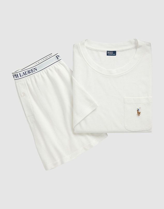 Polo Ralph Lauren - Knit Oxford Modal & Cotton Short Sleeve Tee & Short Set