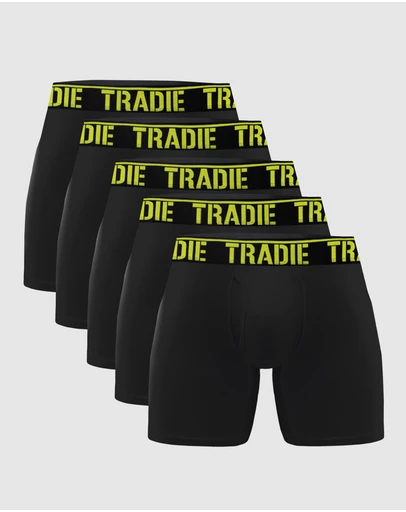 TRADIE - TRADIE Mens 5pk Long Leg Trunk