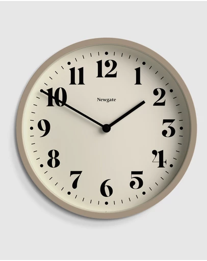 Newgate - Newgate Number Four Wall Clock Matte Stone