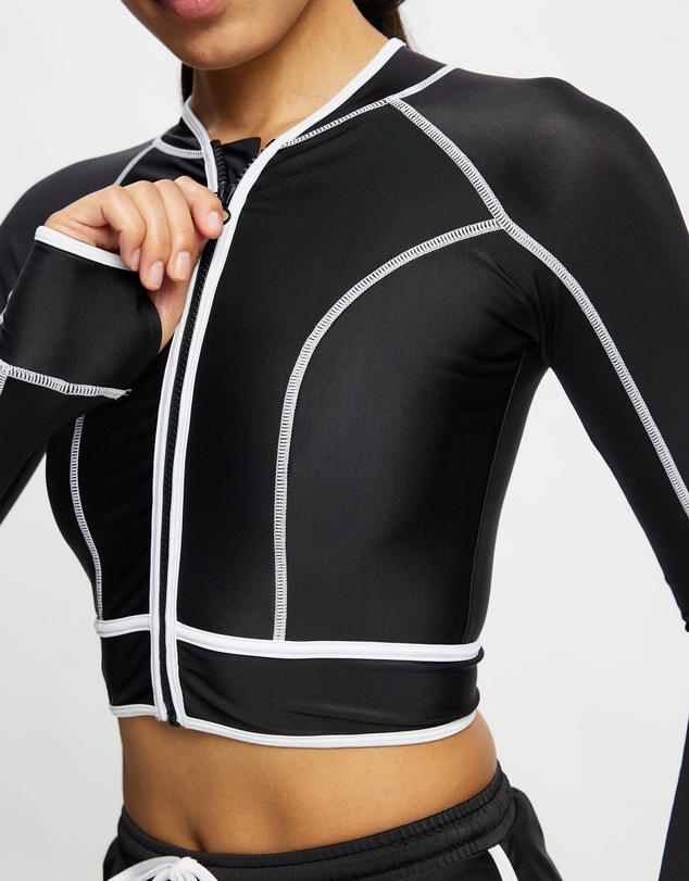 Duskii - Long Sleeve Classic Panel Rash Top