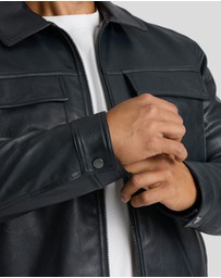 Johnny Bigg - Rebel Faux Leather Jacket