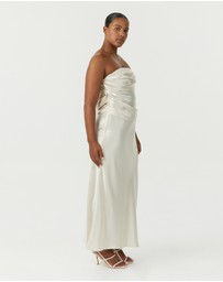 Third Form - Satin Drape Bustier