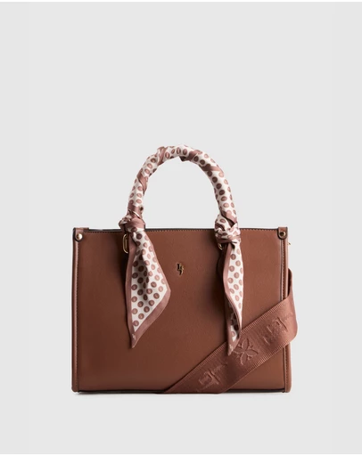 Laura Jones - Small Tote Bag With Scarf