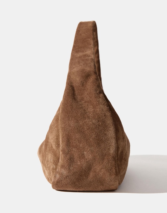 St. Agni - Suede Large Bon Bon Bag
