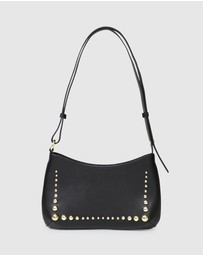 Belle & Bloom - Girls Like Us Studded Leather Shoulder Bag