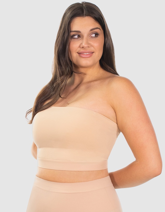 B Free Intimate Apparel - Minimising Compression Bandeau (A-B-C-D-DD-E-F) Cup