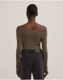 Witchery - Asymmetric Long Sleeve Top