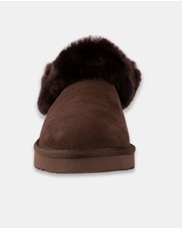AusWooli Ugg Boots - Coogee Sheepskin Wool Ankle Slippers