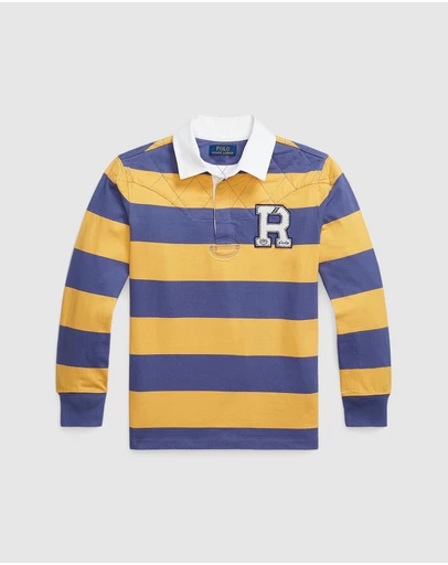 Polo Ralph Lauren - Striped Cotton Jersey Rugby Shirt - ICONIC EXCLUSIVE - Teens