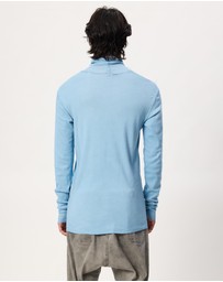 Surrounded By Ghosts - The Atacamite Slim Rib Knit Turtle Neck T-Shirt