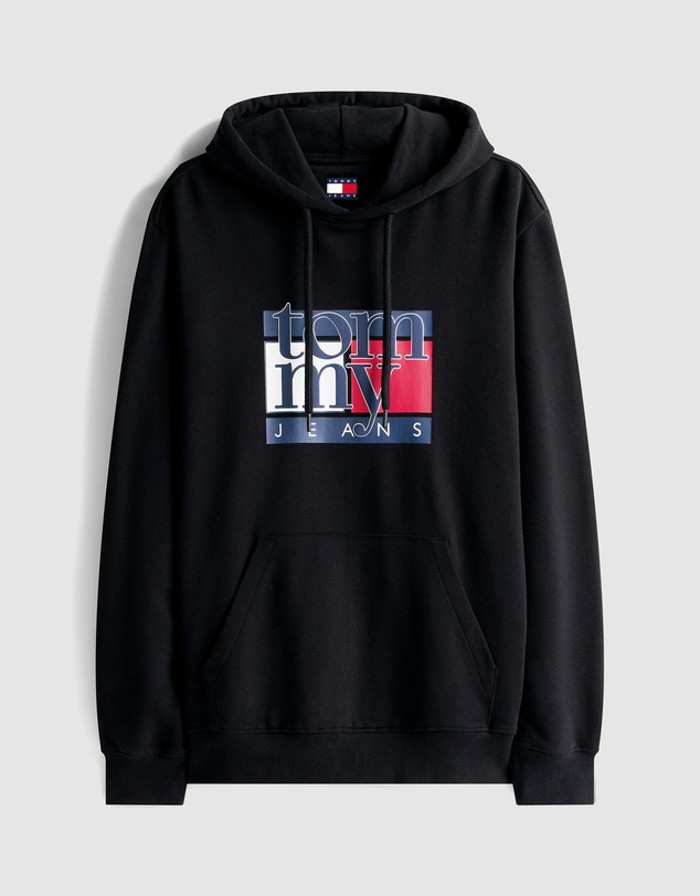 Tommy Jeans - Flag Logo Terry Hoodie