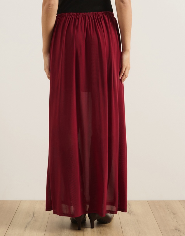 Atmos&Here - Bree Mesh Maxi Skirt With Side Split