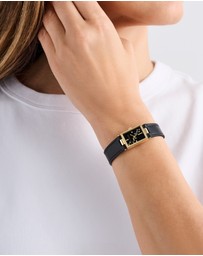 Ted Baker - Lileey Gold-Tone Black Leather Watch