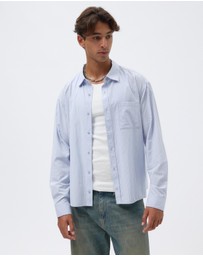 AERE - Echo Stripe Boxy Shirt
