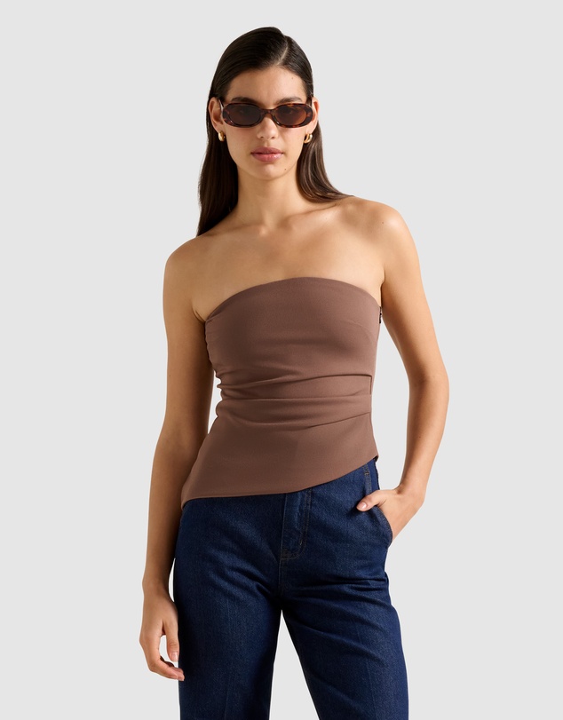 Forever New - Pattie Asymmetrical Bandeau Top