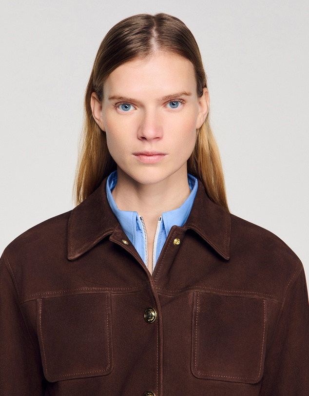 Sandro - Deniz Leather Jacket