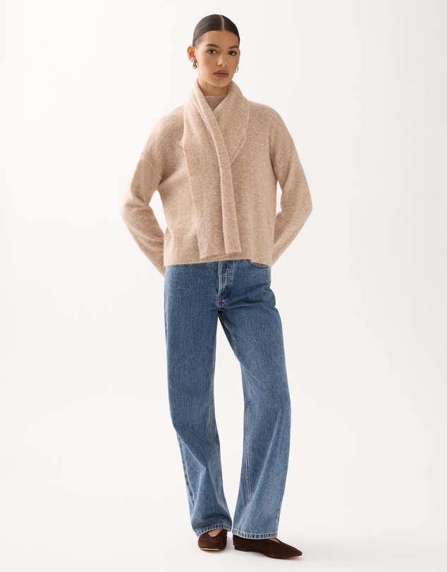 Minima Esenciales - Neva Alpaca Wool Blend Scarf Knit