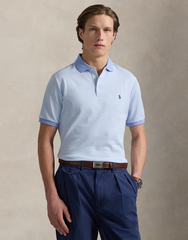 Polo Ralph Lauren - ICONIC EXCLUSIVE - Custom Slim Fit Houndstooth Polo Shirt