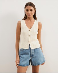 Atmos&Here - Tia Sleeveless Knit Vest