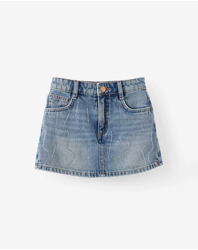 Cotton On Kids - Alayna Aline Denim Skort